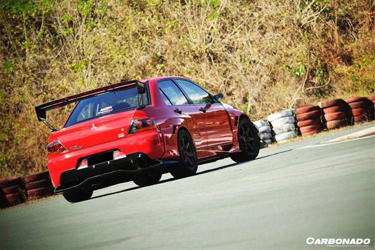 2003-2006 Mitsubishi Evo 7 8 9 VTX Style Carbon Fiber Trunk Spoiler Wing