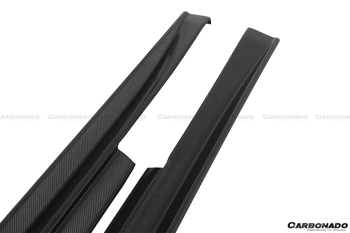 2008-2016 Nissan GTR R35 CBA DBA ZEL Style Carbon Fiber Side Skirts