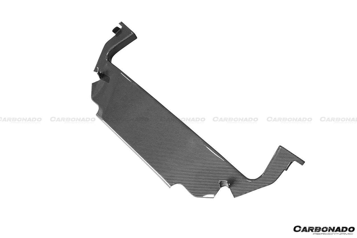 2010-2015 Ferrari Style DRY Carbon Fiber Firewall Cover | Engine Bay Trim panel Replacement Carbonado (OE) Fits: 458 Italia and Spider, 458 Speciale