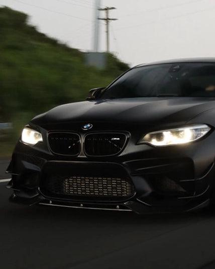BMW 2 Series F87 M2/M2C Vor Style Carbon Fiber Front Lip (2016 - 2019) - K2 Industries