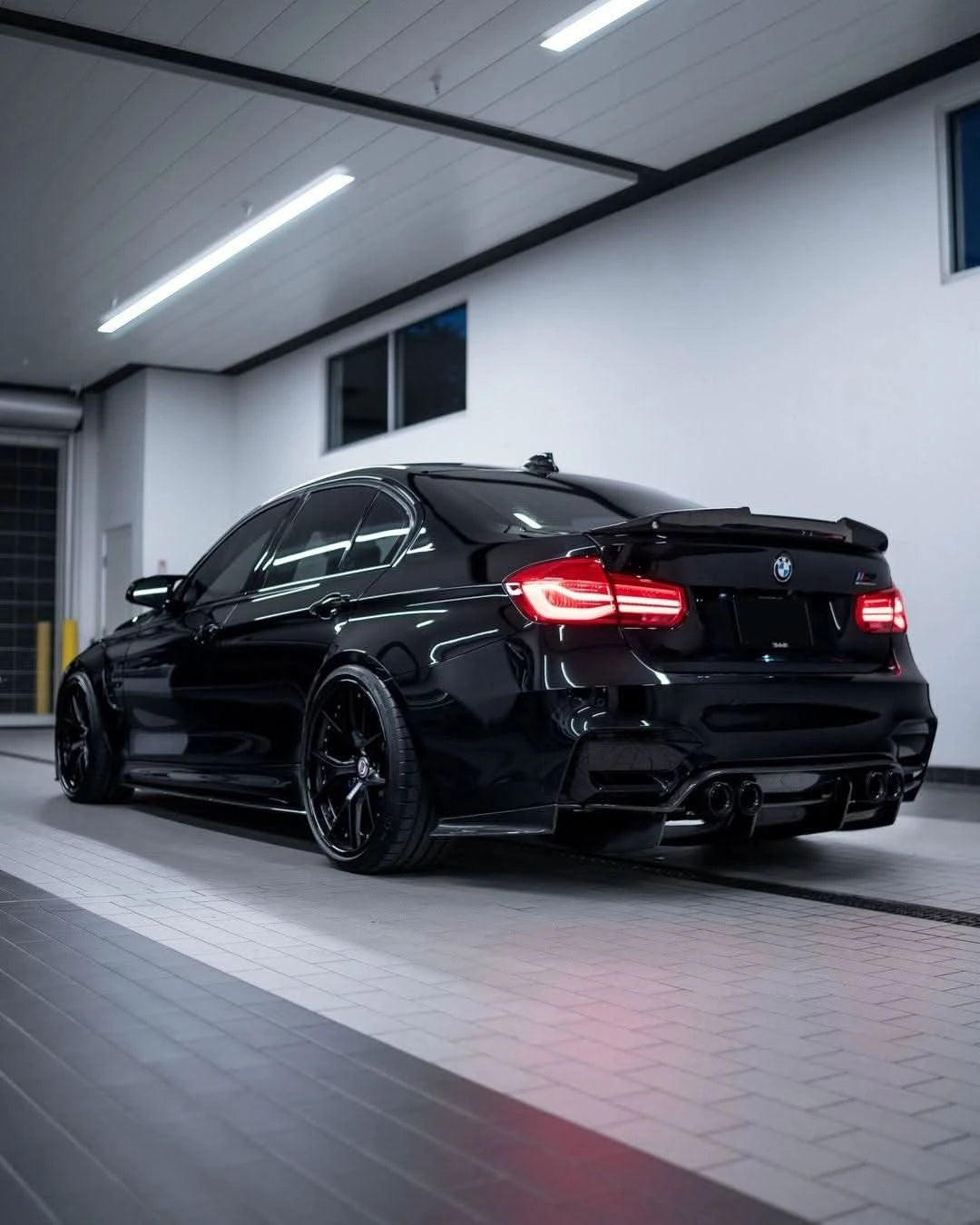 BMW 3 Series F30 F35/M3 F80 Sedan PSM Style Carbon Fiber Trunk Spoiler (2011 - 2019) - K2 Industries