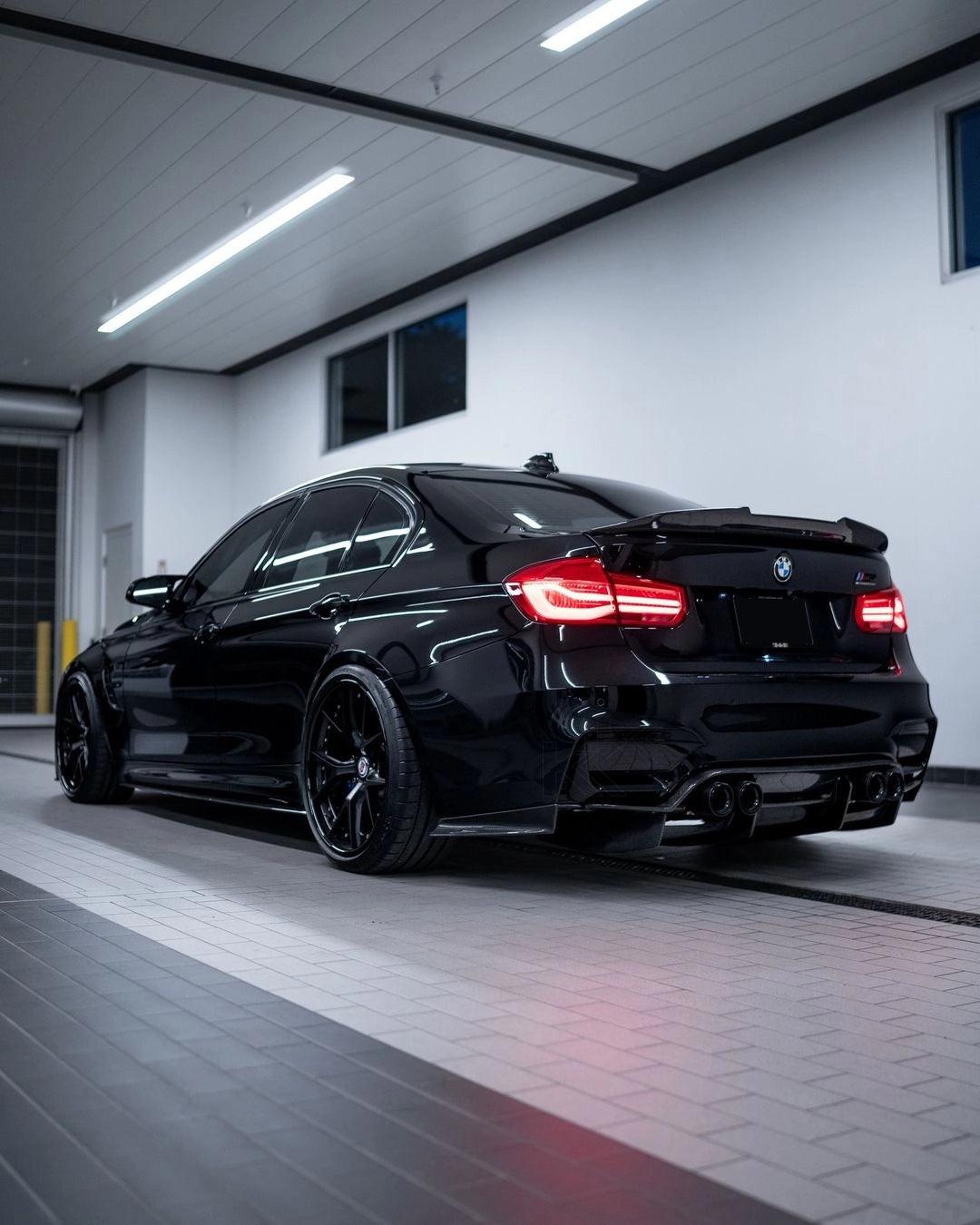 BMW 3 Series F30 F35/M3 F80 Sedan PSM Style Carbon Fiber Trunk Spoiler (2011 - 2019) - K2 Industries