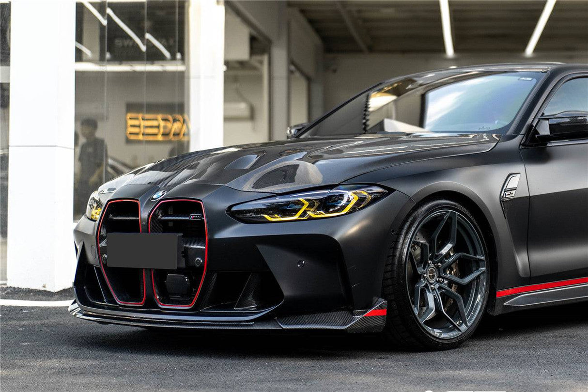 2021-UP BMW M3 G80 G81 M4 G82 G83 CSL Style Dry Carbon Fiber Fornt Lip