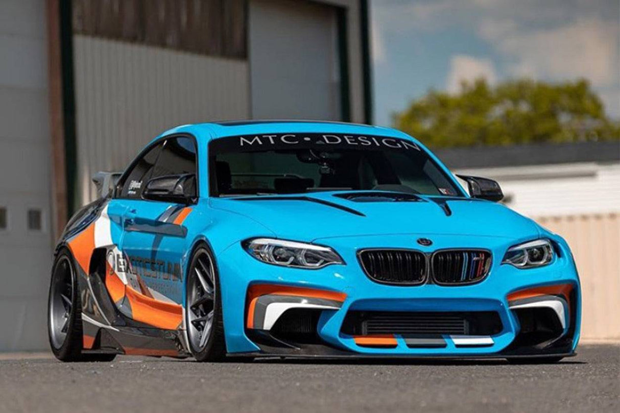 2016-2020 BMW M2 F87 VR Style Partial Carbon Fiber Wide Full Body kit