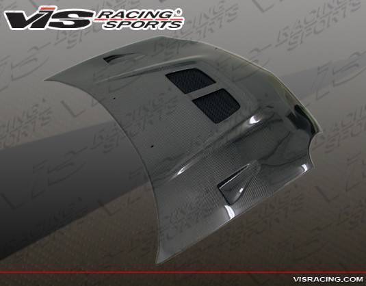 2000-2005 Dodge Neon 4 doors EVO Style Carbon Fiber Black Hood