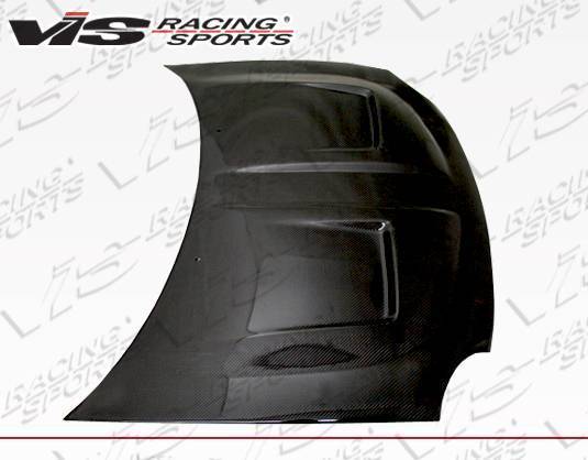 2000-2005 Dodge Neon 4 doors XTREME GT Style Carbon Fiber Black Hood