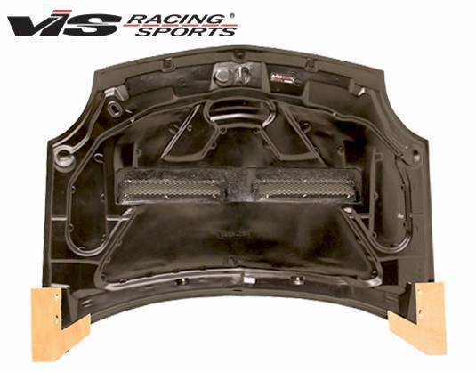 2000-2005 Dodge Neon 4 doors XTREME GT Style Carbon Fiber Black Hood