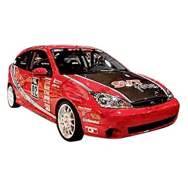 2000-2004 Ford Focus 4 doors 2 doors OEM Style Carbon Fiber Black Hood