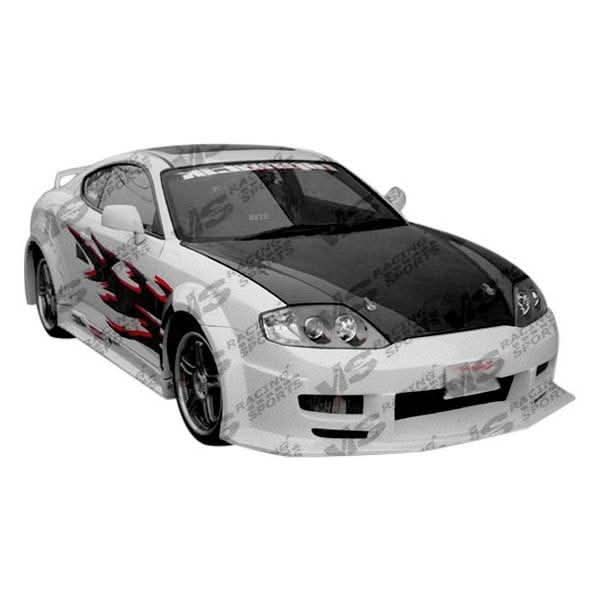 2000-2002 Hyundai Tiburon 2 doors OEM Style Carbon Fiber Black Hood