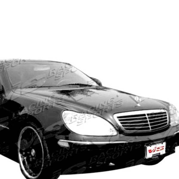 2000-2002 Mercedes S Class 4 doors OEM Style Carbon Fiber Black Hood