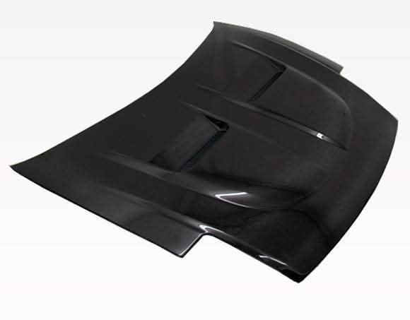 2000-2005 Mitsubishi Eclipse 2 doors XTREME GT Style Carbon Fiber Black Hood