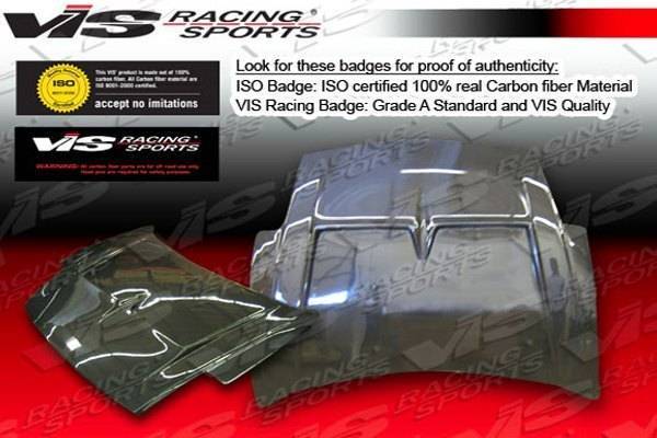 2000-2005 Mitsubishi Eclipse 2 doors MONSTER Style Carbon Fiber Black Hood