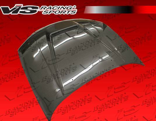 2000-2003 Nissan Maxima 4 doors INVADER Style Carbon Fiber Black Hood