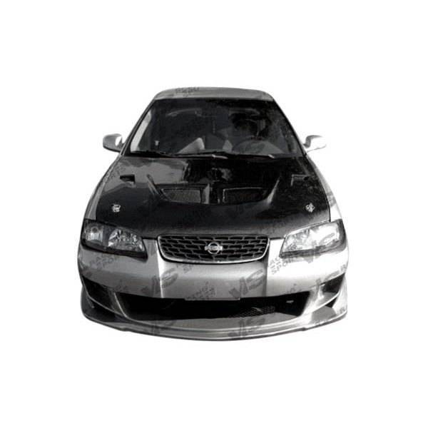 2000-2003 Nissan Sentra 4 doors EVO Style Carbon Fiber Black Hood