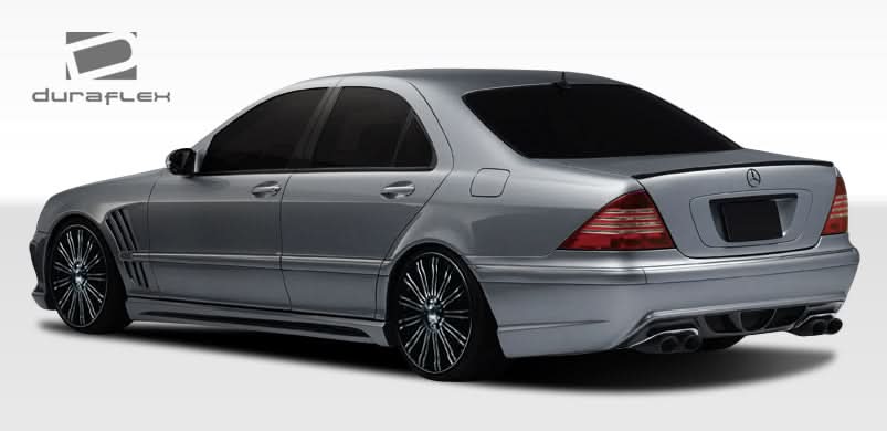 2000-2006 Mercedes S Class W-2 Style Rear Bumper Cover - FRP