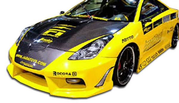 2000-2005 Toyota Celica Bomber Style Front Bumper Cover - FRP
