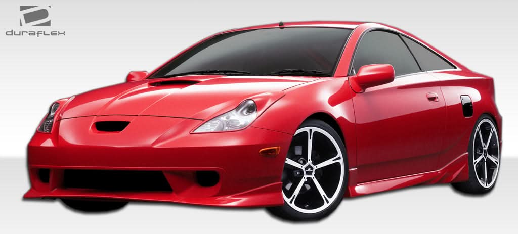 2000-2005 Toyota Celica TD2000 Style Front Bumper Cover - FRP