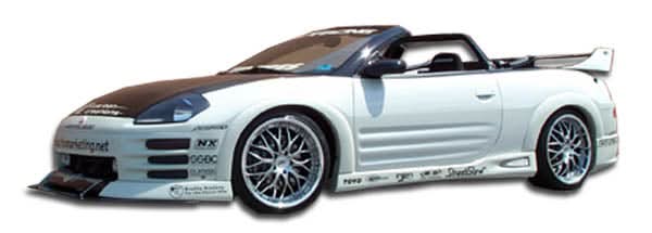 2000-2005 Mitsubishi Eclipse Shine Style Side Skirts - 2 Piece - FRP
