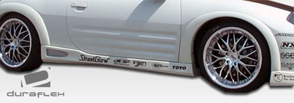 2000-2005 Mitsubishi Eclipse Shine Style Side Skirts - 2 Piece - FRP