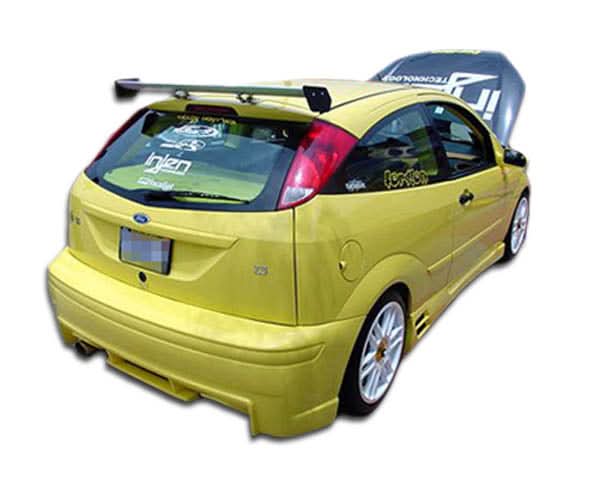 2000-2007 Ford Focus ZX3 Evo Style Rear Bumper Cover - FRP