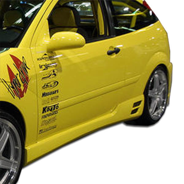 2000-2007 Ford Focus ZX3 Evo 3 Style Side Skirts Rocker Panels - FRP