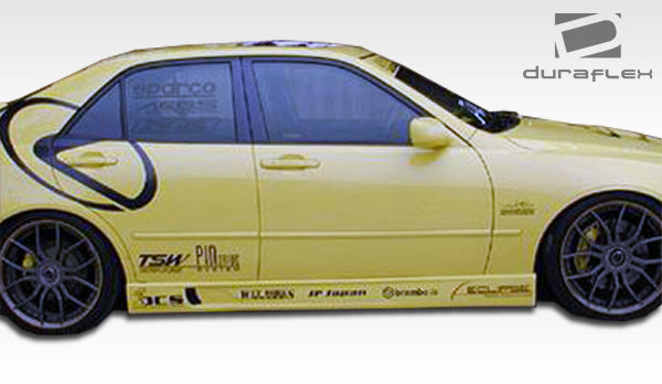 2000-2005 Lexus IS300 V-Speed Style Side Skirts - 2 Piece - FRP
