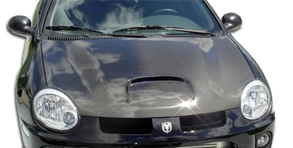 2000-2005 Dodge Neon SRT Look Hood - Carbon Fiber