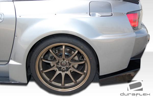 2000-2009 Honda S2000 AM-S Style Wide Body Rear Fender Flares - FRP