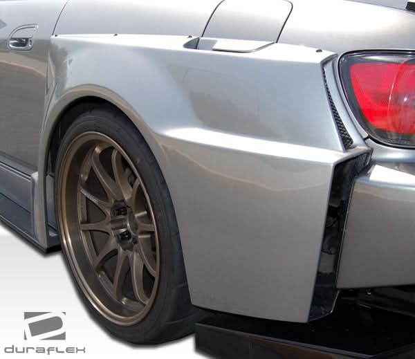 2000-2009 Honda S2000 AM-S Style Wide Body Rear Fender Flares - FRP