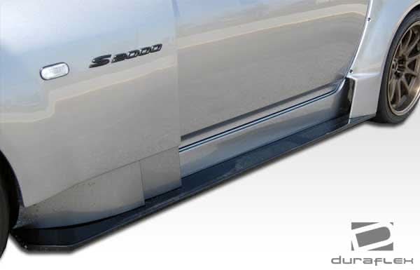 2000-2009 Honda S2000 AM-S Style Wide Body Side Skirts - 6 Piece - FRP