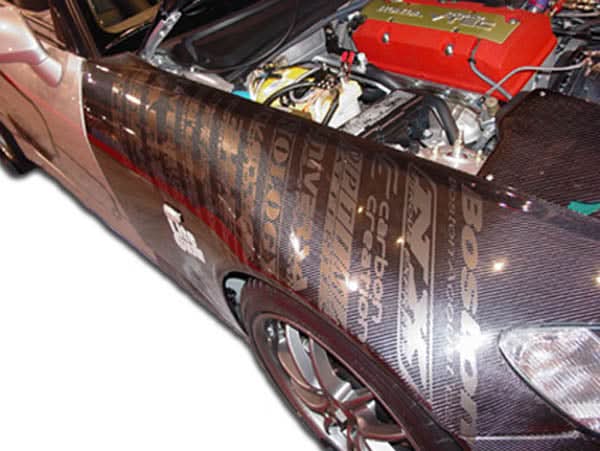 2000-2009 Honda S2000 OEM Look Fenders - 2 Piece - Carbon Fiber