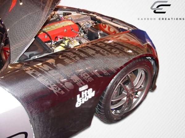 2000-2009 Honda S2000 OEM Look Fenders - 2 Piece - Carbon Fiber