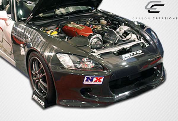 2000-2009 Honda S2000 OEM Look Fenders - 2 Piece - Carbon Fiber