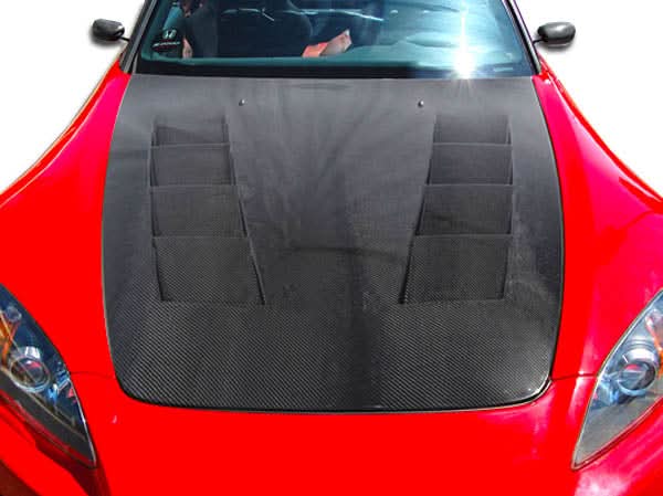 2000-2009 Honda S2000 TS-1 Style Hood - Carbon Fiber