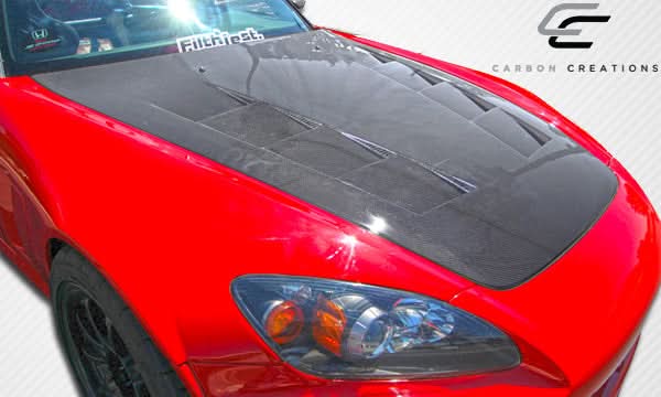 2000-2009 Honda S2000 TS-1 Style Hood - Carbon Fiber