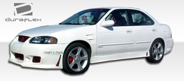 2000-2003 Nissan Sentra B-2 Style Front Bumper Cover - FRP