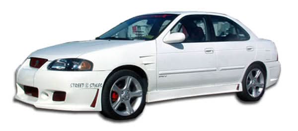 2000-2006 Nissan Sentra B-2 Style Side Skirts Rocker Panels - FRP