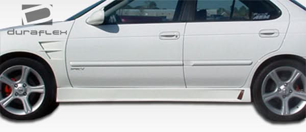 2000-2006 Nissan Sentra B-2 Style Side Skirts Rocker Panels - FRP