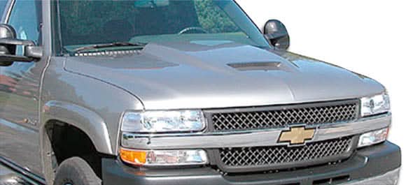 1999-2002 Chevrolet Silverado 2000-2006 Tahoe Suburban Ram Air Style Hood - FRP