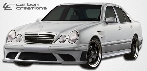 2000-2002 Mercedes E Class Morello Style Front Bumper - Carbon Fiber