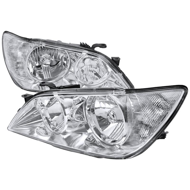 Spec-D OEM Replacement Headlights Lexus IS300 (2001-2005) Crystal Black or Chrome