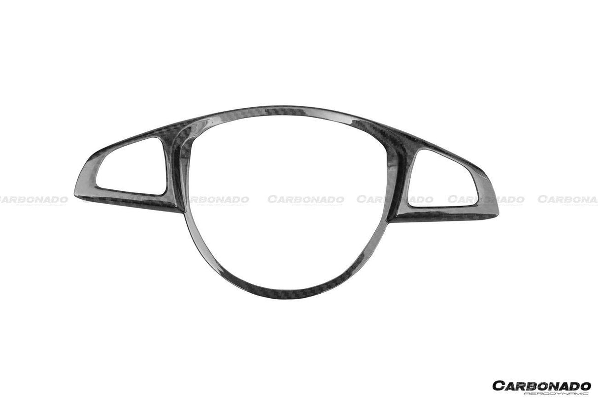 2015-2021 Mercedes Benz W205 C63 AMG Dry Carbon Fiber Interior Steering wheel Trim