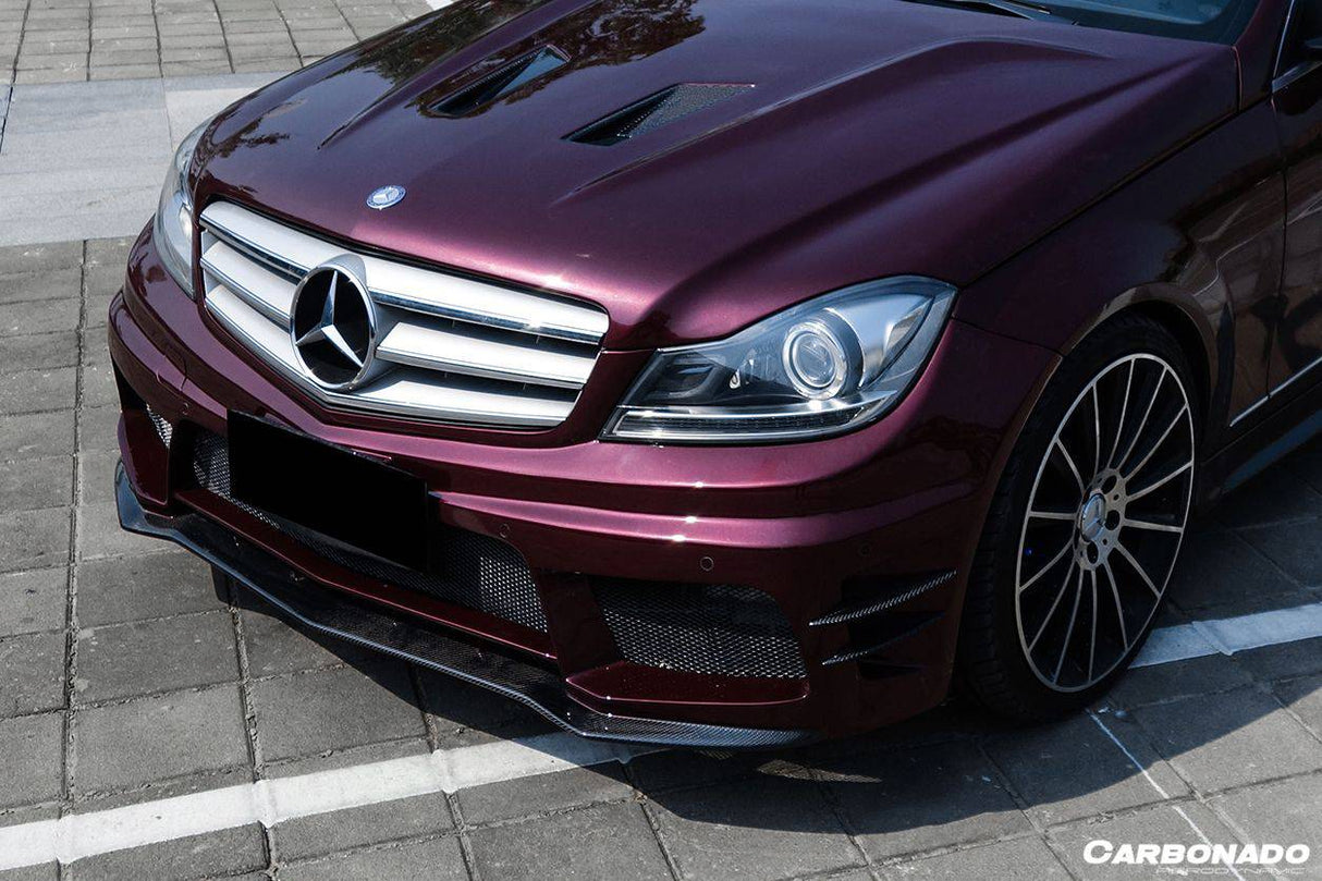 2012-2014 Mercedes Benz C Class W204 P Style Front Bumper