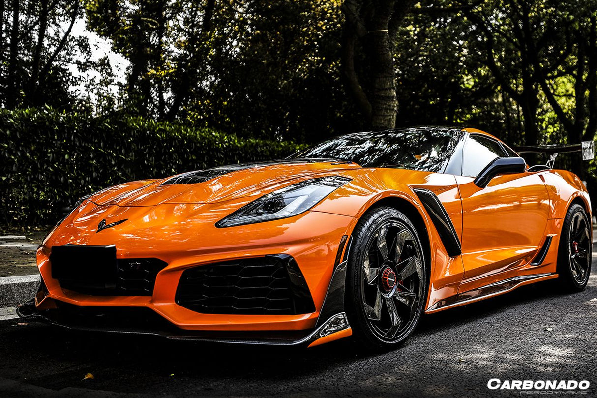 2013-2019 Corvette C7 Z51 ZR1-Style Front Conversion Body Kit