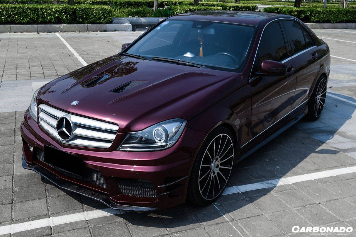 2012-2014 Mercedes Benz C Class W204 P Style Front Bumper