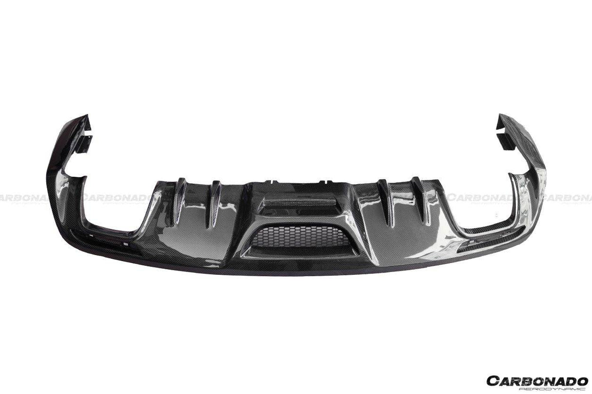 2015-2017 Ford Mustang Rsh Style Carbon Fiber Rear Lip