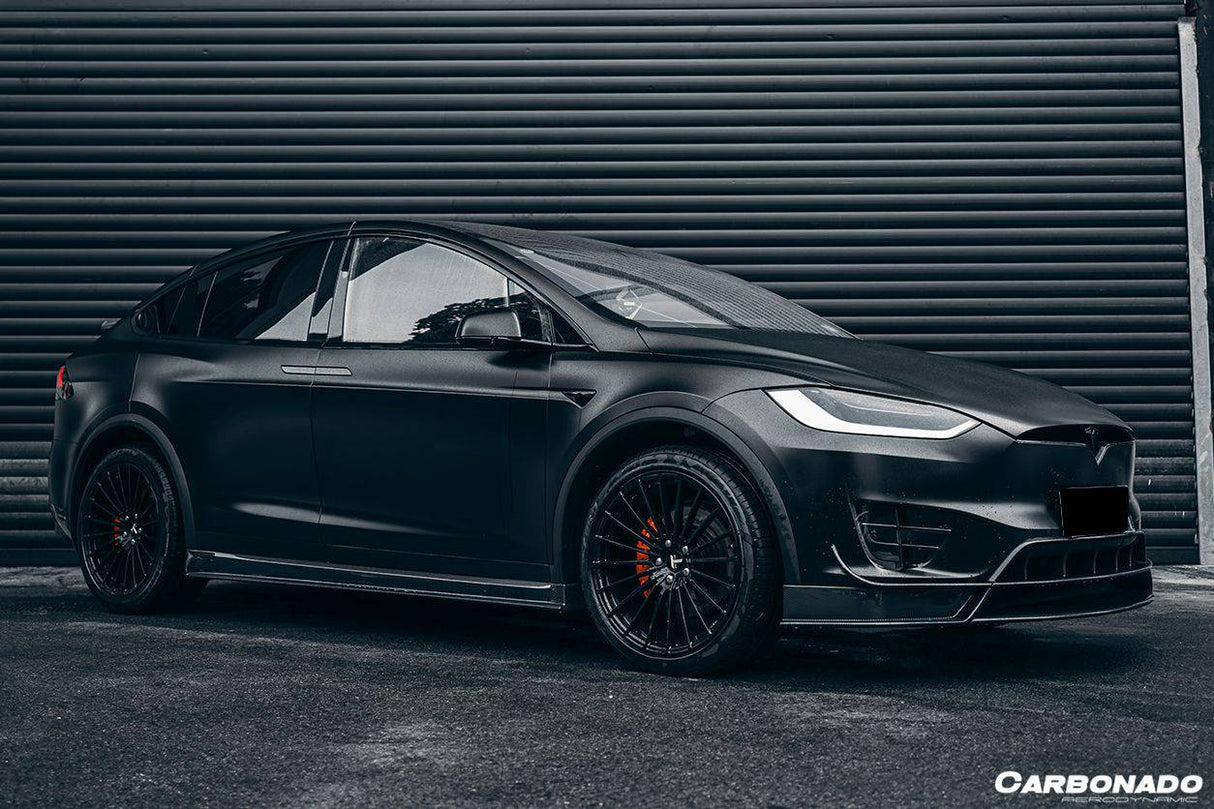 2016-2021 Tesla Model X SUV RZS Style Carbon Fiber Front Canards