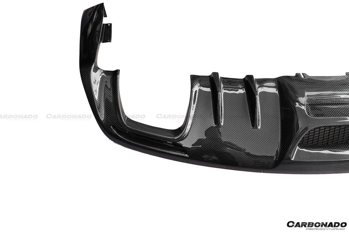 2015-2017 Ford Mustang Rsh Style Carbon Fiber Rear Lip