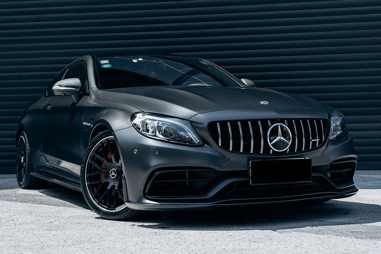 2015-2021 Mercedes Benz W205 C63 S AMG Coupe BKSS Style Carbon Fiber Front Lip