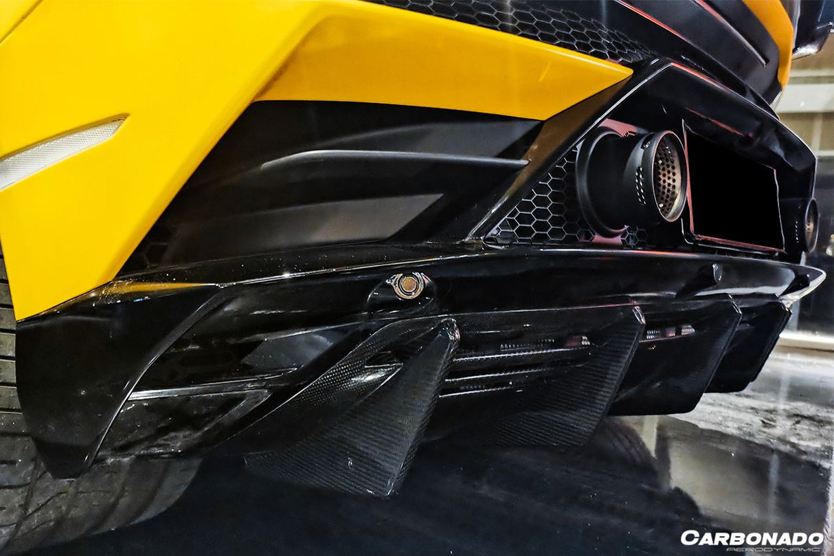 2019-2023 Lamborghini Huracan EVO OD Style Carbon Fiber Rear Diffuser
